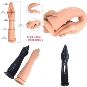 Dildos Dongs Big Anal Plug Memale False Palm Masturburation Appliancy Suction Cup Male Thick Hand Model Dilator to Fist 220513