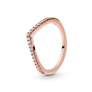 925 Silver Rose Gold Wedding Ring Engagement Jewelry diy pandora rings for women designer gift