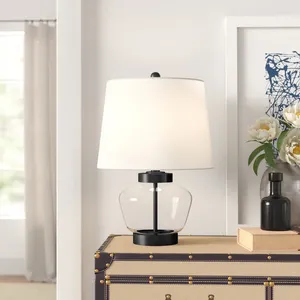 Masa lambaları Amerikan ülke lambası basit kişilik yatak odası başucu çalışma masası yaratıcı dekoratif