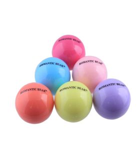 6 Colors Cute Round Ball Lip Balm 3D Lipbalm Fruit Flavor Lip Smacker Natural Moisturizing Lips Care Balm Lipstick DHL 8811108