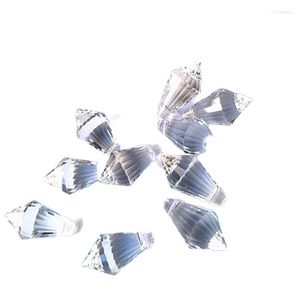 Chandelier Crystal 200pcs/lot 11 21mm Clear Mini Small K9 Icicle Prism Pendant For Curtain Accessories Parts Decoration