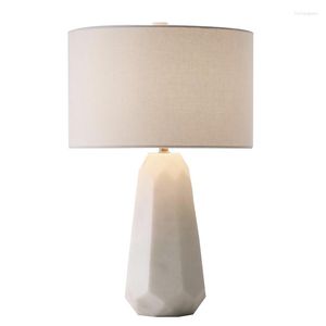 Table Lamps Modern Natural Marble Vertical Lamp European Style Living Room Bedroom Bedside Decorative