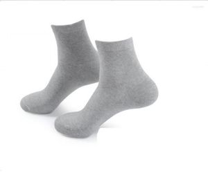 Мужские носки 6 пар/1 упаковки бренд Mens Cotton Business Summer Colder Black White Short Sokken Winter Sox