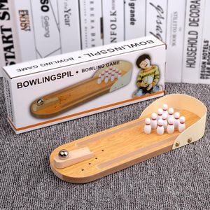 Lagringsflaskor Wonderlife Desktop Bowling Game Toy Interactive Indoor Parent-Child Table Sport Board Education for Children Children