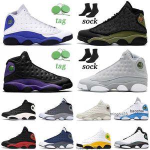2023 Casual Nuovo arrivo Basketabll Scarpe Jumpman 13 13s XIII Hyper Royal Olive Green History of Flight Playground Soar Pink Womens Mens Sneakers