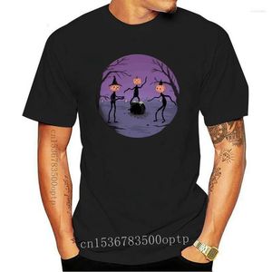 T-shirt da uomo Camicia da donna Lady Pumpkin Spice Season Dark Punk Halloween Stampa Tshirt Ladies Tee Top Abbigliamento T-shirt grafica