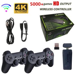 Video Game Console 2.4G Double Wireless Controller M8 Game Stick 4K Bulit-5000 in 32GB Classic Retro Games for PS1/GBA Boy Christmas Gift