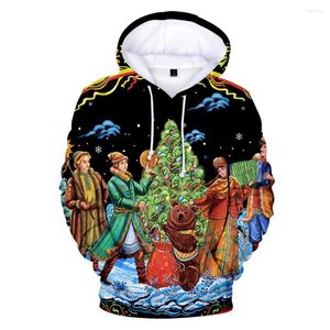 Erkek Hoodies Mutlu Noeller 3d Çocuklar/Erkekler/Kadınlar Moda Günlük Sweatshirt Harajuku Stil Pullover Kapşonlu Paltolar