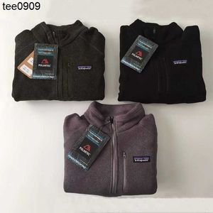 Designer Patagonias Jackets mezza cerniera con cerniera per maglione pile calore americano marca di moda esterna utensili vento outdoor