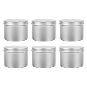 Latas de contêiner de embrulho de presente TIN TIN JAR METAL METAL CANTO DE CAIXA DE ALUMINAGEM CAIXA DE TEA CABELA DE SOY MELT ROUNTO PODE ESPERA PARA FAZENDO DE TINKAR