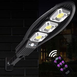 Decorações de jardim de 500 watts LED Luz solar Luz ao ar livre Luz de sol à prova d'água PIR PIR Motion Sensor Street for Decoration 221208