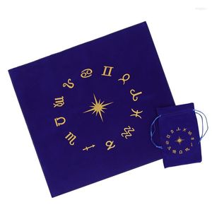 Table Cloth Altar Tarot Tablecloth 12 Constellations Zodiac Signs Astrology Divination Cards