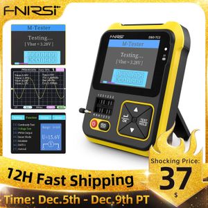 FNIRSI DSO-TC2 PORTABLE Digital Oscilloscope Transistor Tester 2-i-1 Multifunktion Multimeter Diode Spännings LCR DETECT PWM OUT