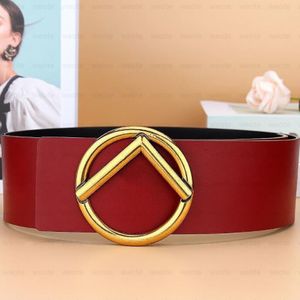 7cm Wide Ceinture Fashion Designer Belt For Women Genuine Leather Ladies Belts Obis Womens Culotte Gold Luxury Letters Girdle Cintura Luxe