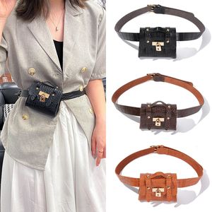 Waist Bags Fashion Mini Print Pack Women Small Crossbody Chest Vintage Girls Portable Belt Wallet 221208