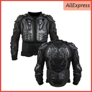 Motocicleta Armadura Homem Menas de Motorcross de Corpo Full S-XXXL Conjunto de Protetores de Proteção Acessórios de Proteção Preto