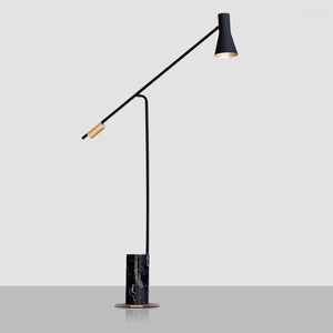 Lampy podłogowe złota lampe pied czerwona lampa piórkowa przemysłowy statyw nowoczesny design