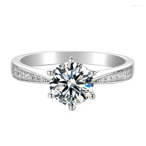 Anelli nuziali 2022 da donna alla moda con pietra cubica di vetro Filledia semplice e versatile anello femminile fasce di fidanzamento gioielli
