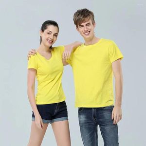 Magliette da uomo Magliette estive in cotone fresco Gruppo personalizzato Uniformi scolastiche colorate unisex Abbigliamento per coppia genitore-figlio