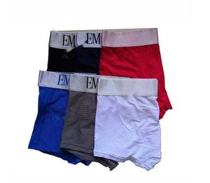 Mesh Breathable 5 Boxers Underpants Shorts For Man Sexy Underwear Casual Short Modal Male Gay Underwears BoxerShorts