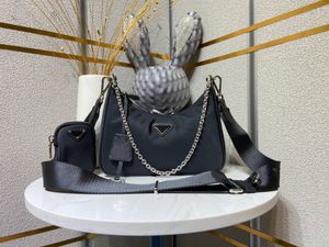 Vendita 3 pezzi uomo donna Luxurys Designers borse borse di alta qualità cleo hobo borse catena di nylon borsa della signora crossbody spalla all'ingrosso totes borsa di moda