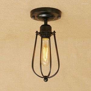 Ceiling Lights IWHD LED Light Lamps Vintage Iron Lamp Bedroom Home Lighting Fixtures Luminarias De Techo Kitchen Plafondlamp