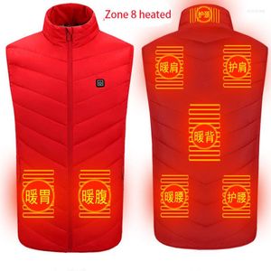 Hunting Jackets Heated Vest Jacket Women Men Outdoor Coat Intelligent Electric Heating Thermal Clothes Winter Hiking