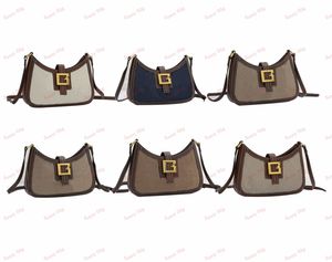 Retro Half Moon Bag Messenger Bag Luxury Classic Lady Handbag Wallet Multi Color Fashionable Crescent Package Designer Saddle Bags