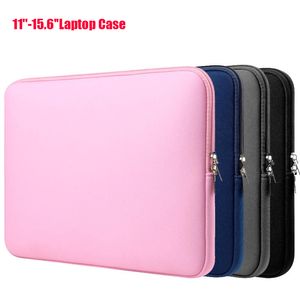 Zipper Soft Laptop Case 11-15.6 Inch Portable Laptop Bag Sleeve Bags Protective Cover Carrying Cases for iPad MacBook Air Pro Ultrabook Notebook Handbags