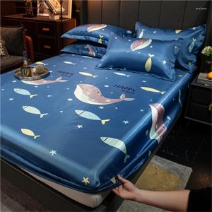 Bedding Sets Fitted Sheet Elastic Band Fixed Fashion Mattress Cover Antifouling Anti-crease Portable Sheets For Bed