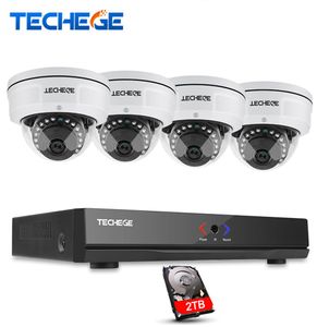 4CH NVR 48V POE 1080P SISTEMA CCTV ONVIF P2P 20MP HD Detecção de movimento Vandalproof Security Poe IP Camera XMEYE3855224