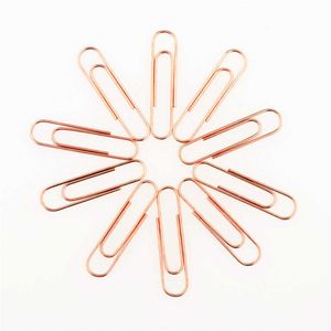 Rose gold Colors 15/28/33/50mm Size Accessories Paper Clips Notebook Memo Pad Paperclips Student Office Supplies Stationary