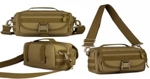 Molle Horizontal Tactical Small Handbag Army ventilador nylon impermeabilizante ling homenaje mensajero bolsa unisex unisex bag8713306