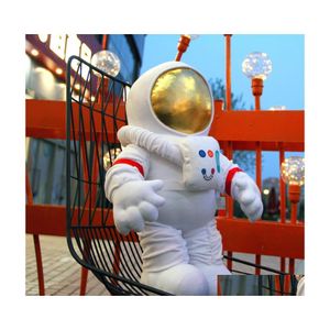 Animali di peluche ripiene Space Astronaut Doll Toy Rocket Nave unica Throw Pillow For Boy Birthdat Gift Lj201126 Drop Delivery Toys Gi Dhysk