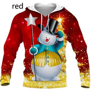 Erkek Hoodies Noel 3D Hoodie Erkekler/Kadınlar Sweatshirt Baskı Noel Baba Komik Gömlek Baskılı Harajuku kazak büyük boyutlu