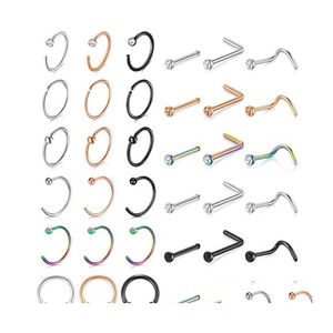 ネーブルベルボタンリングピアスボディジュエリーチャームステンレススチールリップノーズ舌舌軟骨Daith Eeybrow Belly Tools DHS DHXQU