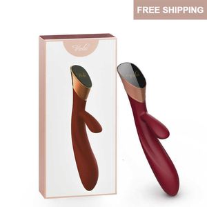 Vibrator Viotec Bildschirmsteuerung Massagegerät Silikon weibliches Sexspielzeug Kaninchenvibrator Dildos für Frauen Klitoris Stimulator G-Punkt