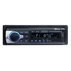 JSD520 ISO 12V Bluetooth Car estéreo no dash 1 DIN FM Aux Suporte