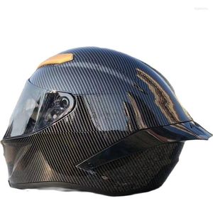 Caschi da moto Casco da uomo Black Anniversary Cappello da moto con spoiler GP-R Casco integrale Casco da motocross di sicurezza