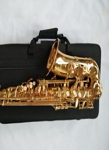 Helt nya Yanagisawa A992 Alto Saxophone Gold Lacquer Sax Professional Musical Instruments With Mouthpiece Case5478995