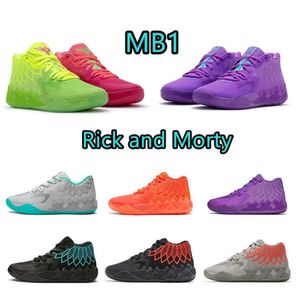 2023 Buy LaMelo Ball MB1 Rick Morty kids Basketball Shoes store men women Queen City Black Red Grey Sport Shoe Trainner Sneakers