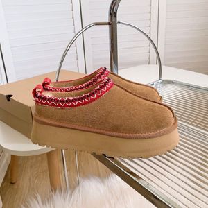 أستراليا نساء التمهيد للسيدات فائقة منصة صغيرة منصة tazz الفراء المصمم تسمان shearling slipper suede صوف الشتاء الأسترالي الجوارب الثلج uggly