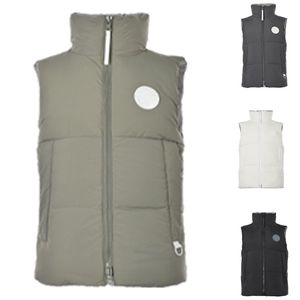 Nuovo giubbotto in piumino d'oca serie capsula etichetta bianca piumino autunno e inverno gilet senza maniche