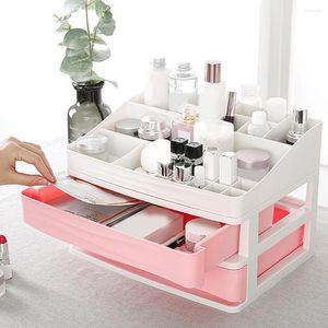 Storage Boxes Makeup Organizer Cosmetic Drawer Box Brush Holder Case Skin Care Rack Container For Phone Jewelry Sundries