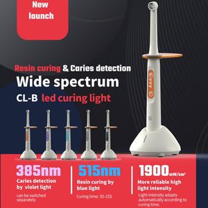歯科用硬化ライト/ランプ、ワイヤレス 1 秒硬化 2400mw