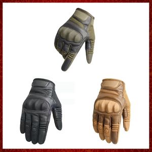 ST831 Сенсорные экраны кожаные мотоциклетные перчатки Motocross Moto Motorbike Pit Biker Enduro Gear Gear Ranging Full Finger Glove Men Men