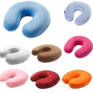 Pillow Soft Travel Memory Foam U-Shape Neck Massage Headrest For Office Flight Airplane Rest