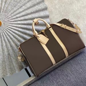 Designer Duffel Bags Canvas Handtassen Dicky0750 Classic Travel Bagage Bag Hele For Man Outdoor Packs Totes Lederen Handtas FA232M