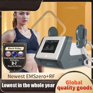 Atualizar DLS emszeno 5000W 13 Tesla Body Sculpting Machine equipada com 4 alças de RF e estimulação pélvica opcional