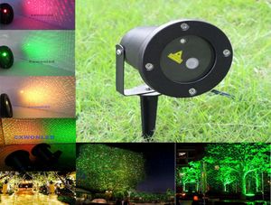 LED Laser Lawn Firefly Stage Lights Landscape Red Green Projector Christmas Garden Sky Star Lawn Lamps with remote By DHL6443914